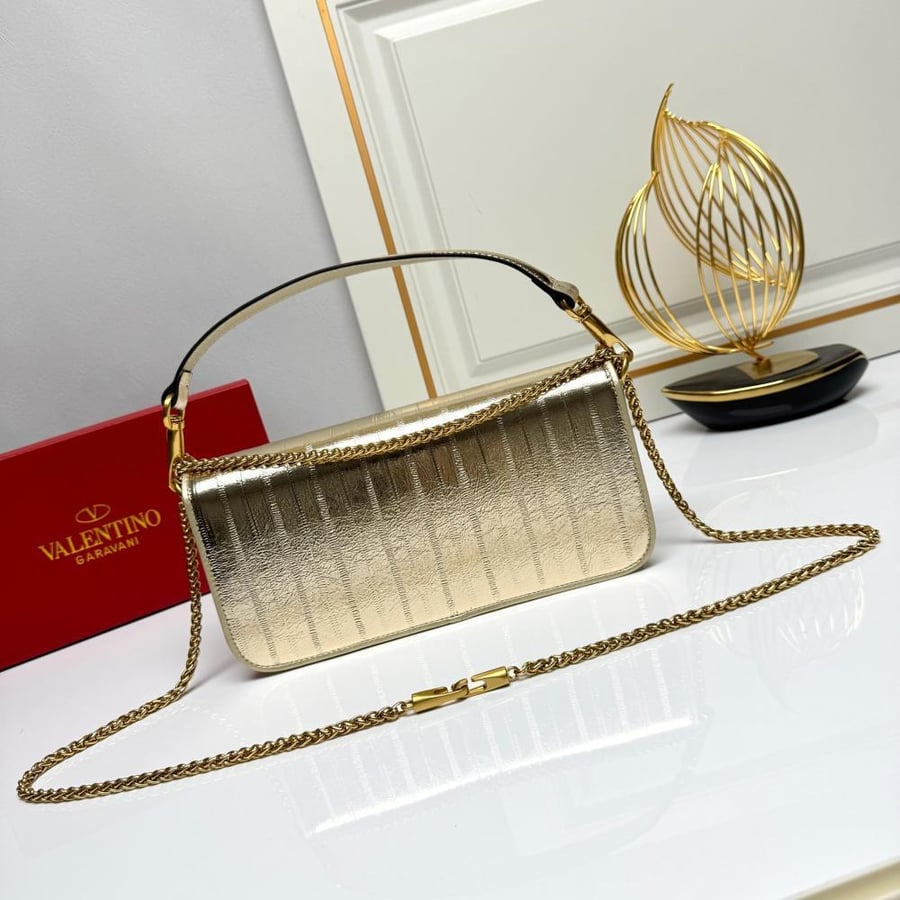 Valentino Garavani Loco Calfskin Leather Bag