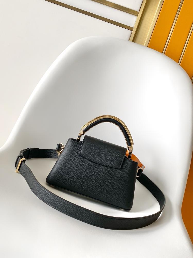 LV Capucines Mini Bag with Chain Detail