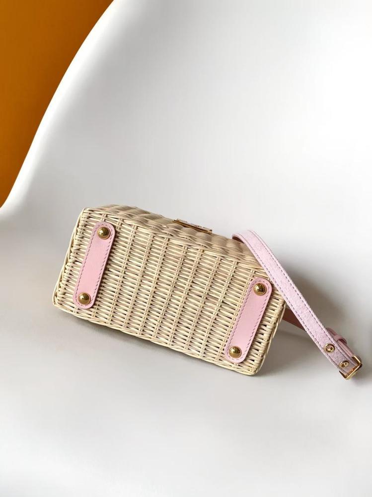 Louis Vuitton Capucines Wicker Leather Bag