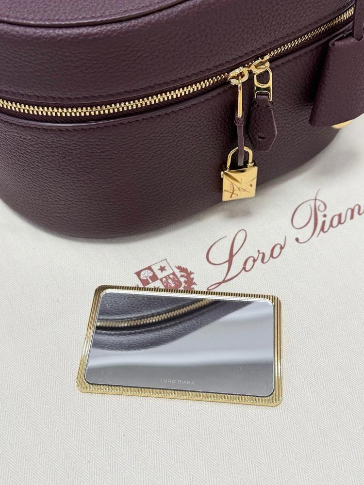 Loro Piana Extra Vanity Case in Plain Grain Calfskin