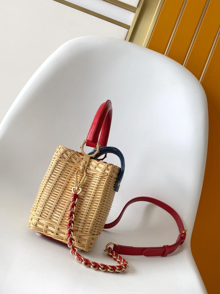 LV Capucines Wicker Bag 21*13.6*8cm