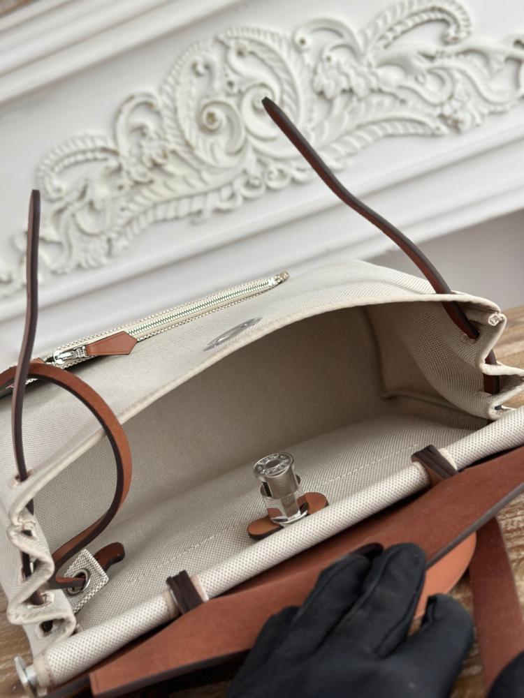 Hermes Herbag Zip 31 (Printed & Patterned Canvas Edition)