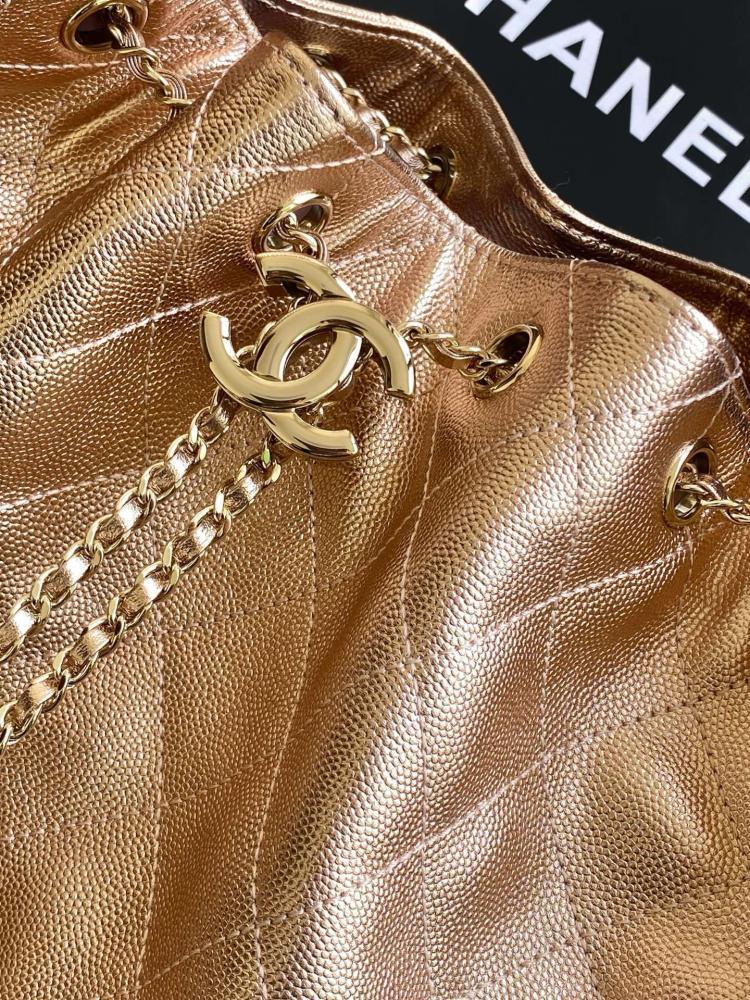 Chanel AS5293 Quilted Hobo Drawstring Bag