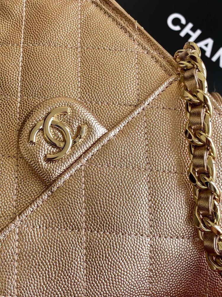 Chanel AS5293 Quilted Hobo Drawstring Bag