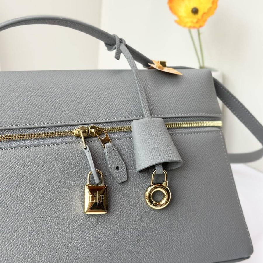 Loro Piana Extra Smooth Leather Top Handle Bag