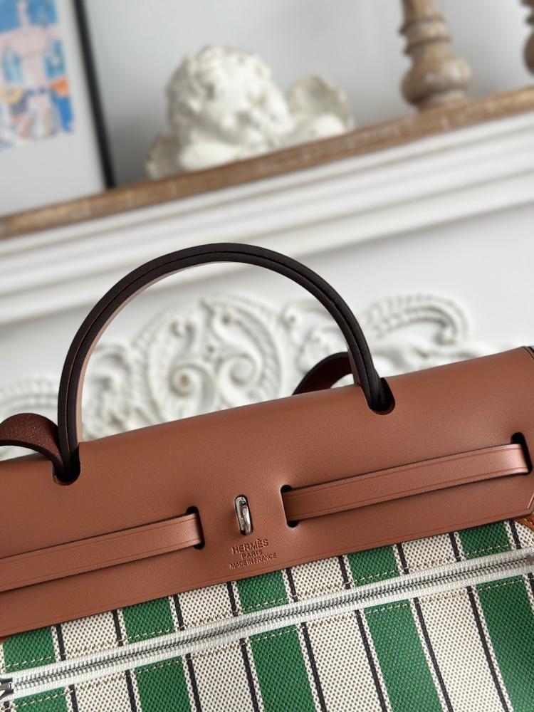 Hermes Herbag Zip 31 (Printed & Patterned Canvas Edition)