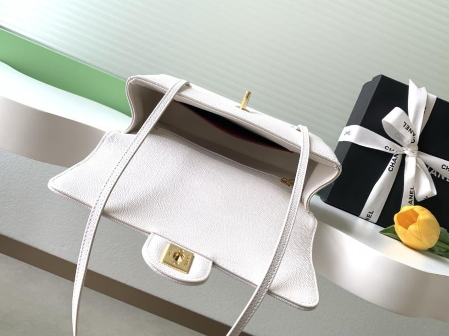 Chanel Grained Leather Flap Shoulder Bag