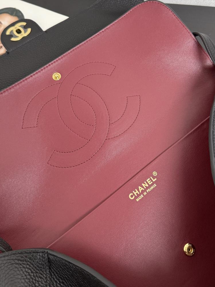 Chanel Grained Leather Flap Bag