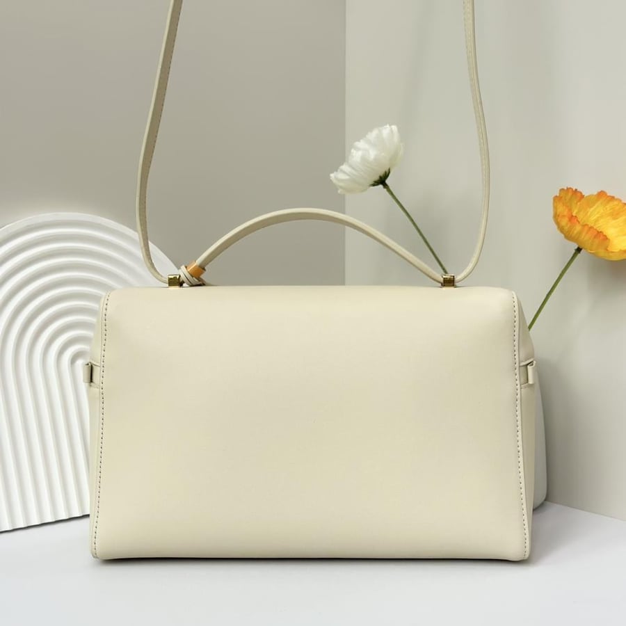 Loro Piana Extra Smooth Leather Top Handle Bag