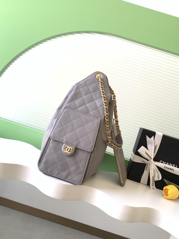 Chanel AS5293 Quilted Hobo Drawstring Bag