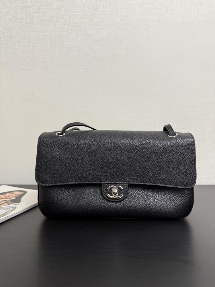 Chanel Grained Leather Flap Bag