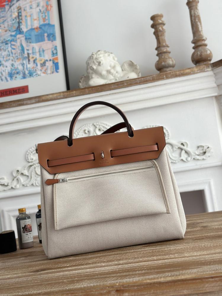 Hermes Herbag Zip 31 (Printed & Patterned Canvas Edition)