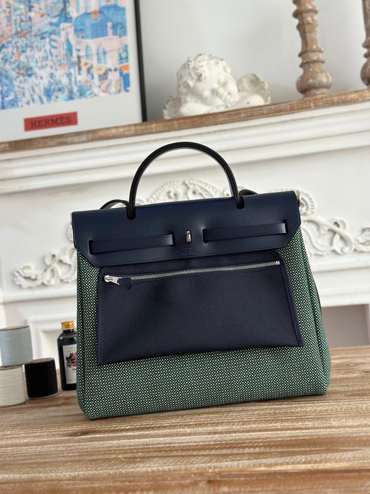 Hermes Herbag Zip 31 (Printed & Patterned Canvas Edition)