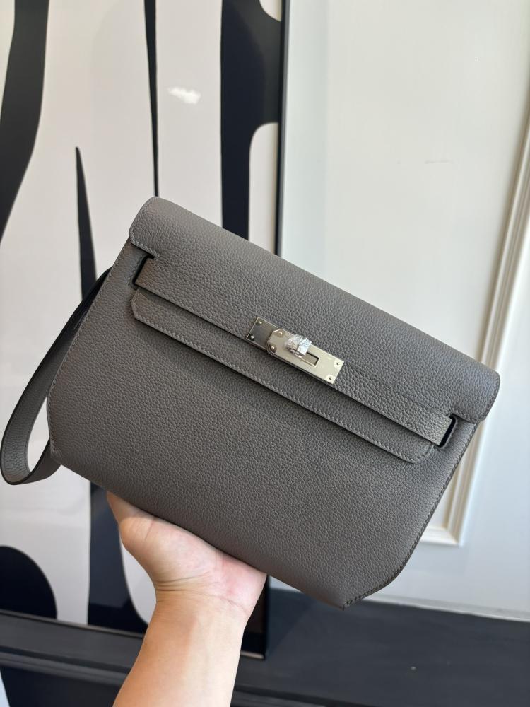 Hermes Kelly Dépêches 25 Pouch (Leather)