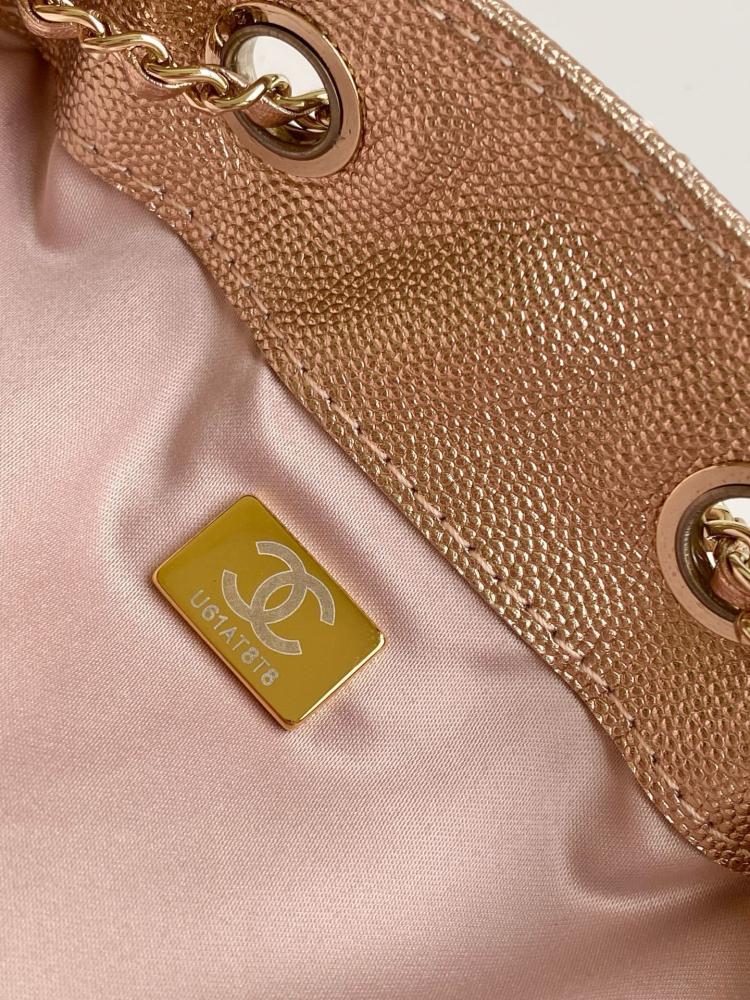 Chanel AS5293 Quilted Hobo Drawstring Bag