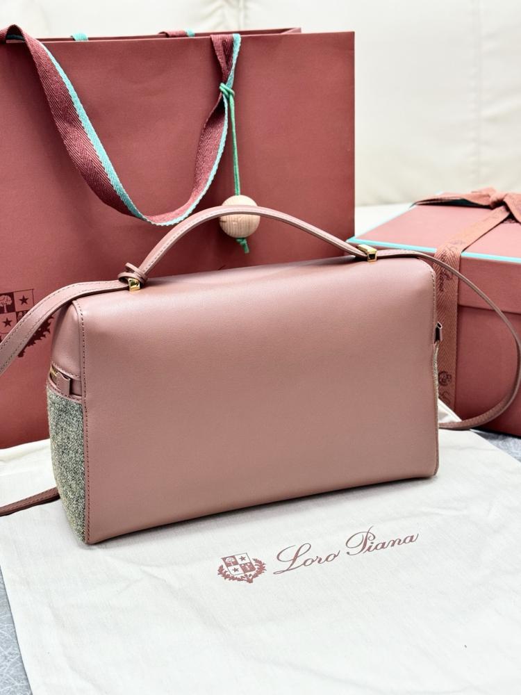 Loro Piana Extra Smooth Leather Top Handle Bag