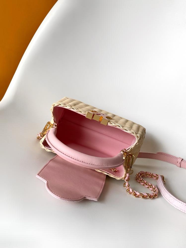 Louis Vuitton Capucines Wicker Leather Bag