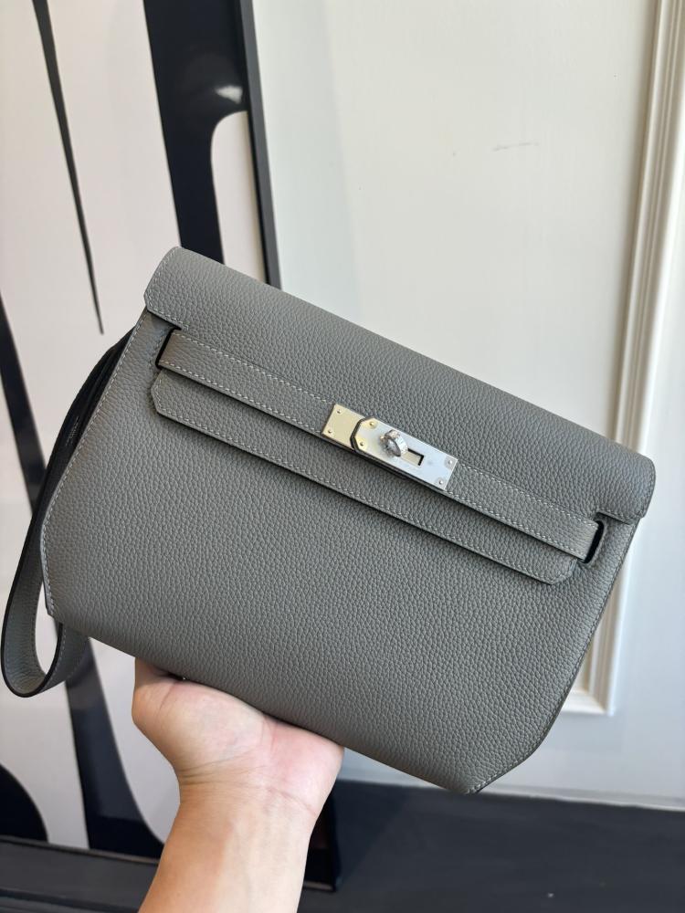 Hermes Kelly Dépêches 25 Pouch (Leather)