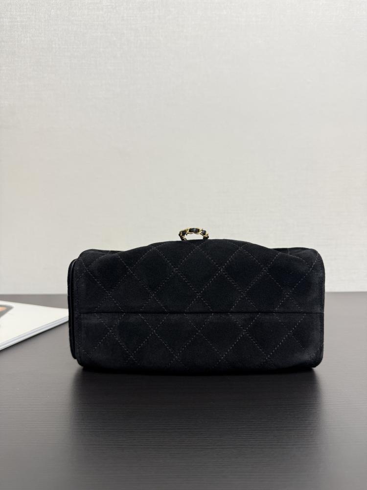 Chanel Quilted Drawstring Tote Bag