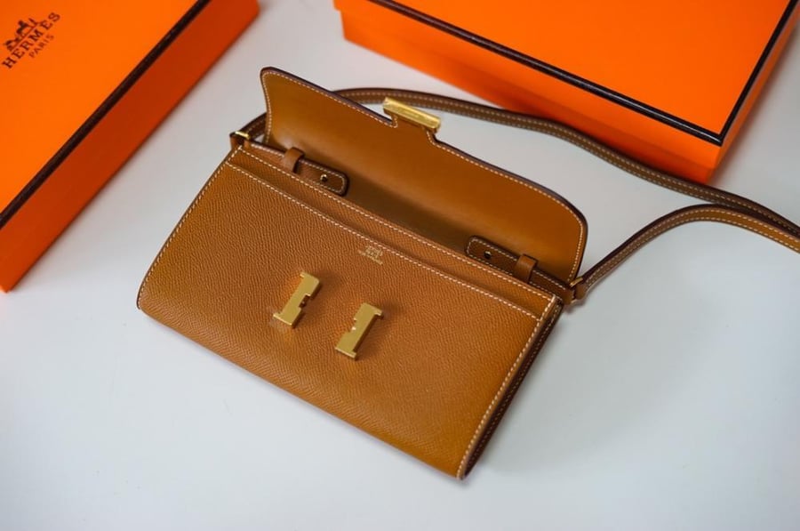 Hermes Constance To Go Wallet Bag Epsom 20cm