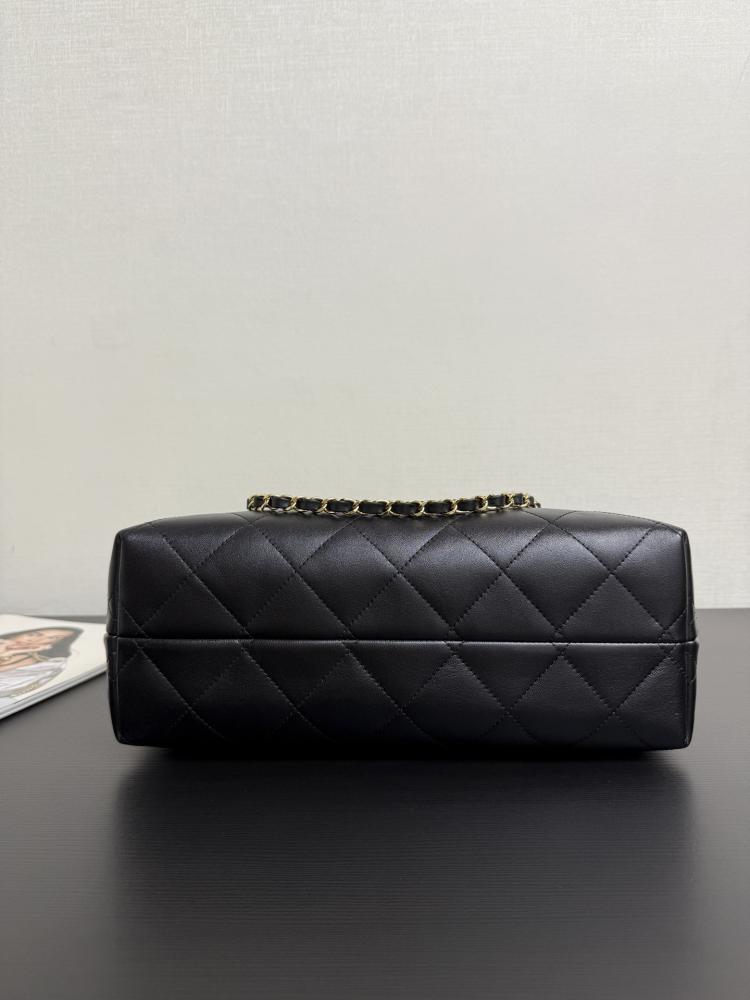 Chanel Mixed-Material Quilted Tote Bag