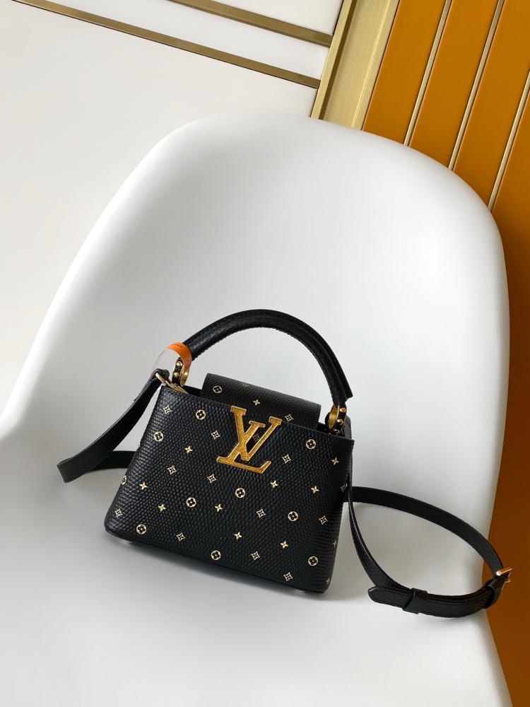 Louis Vuitton Capucines Mini Embellished Leather Bag