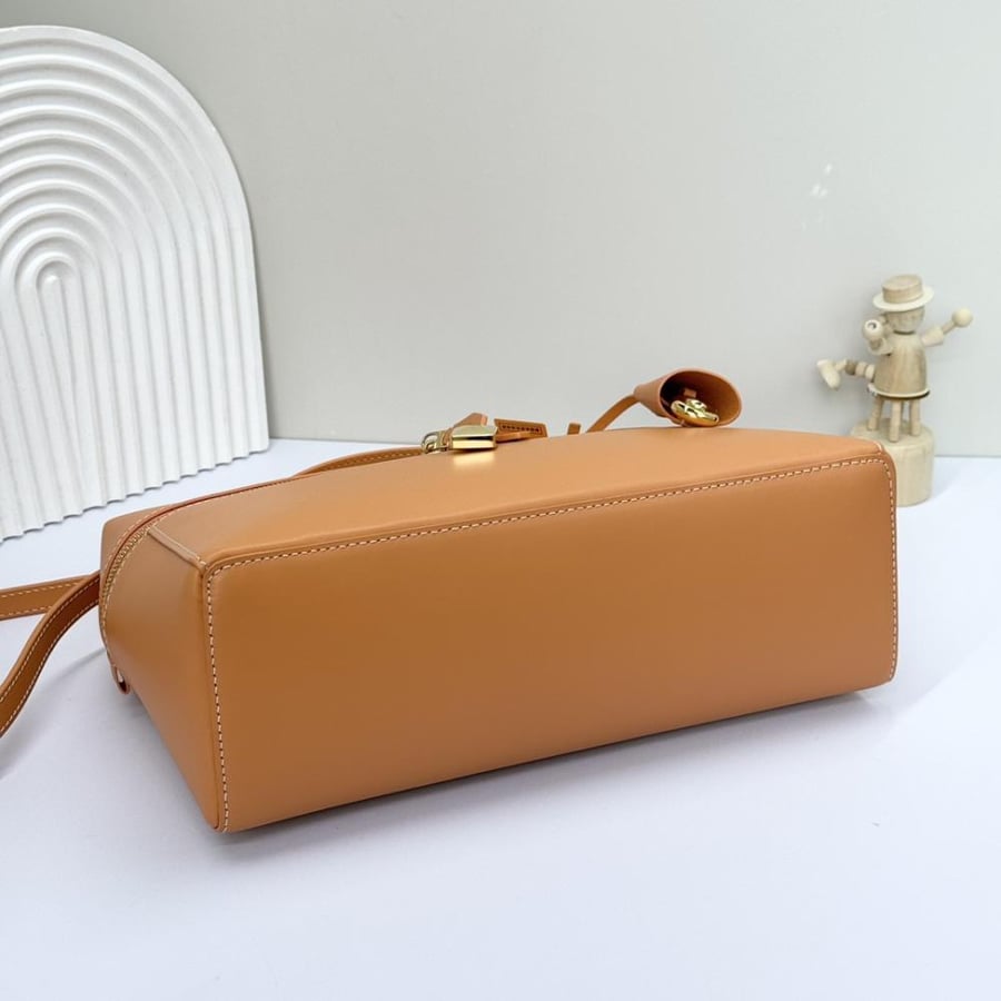 Loro Piana Extra Smooth Leather Top Handle Bag