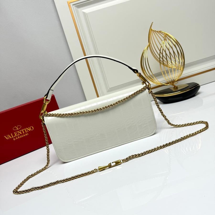 Valentino Garavani Loco Calfskin Leather Bag
