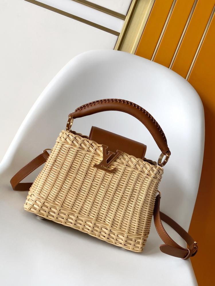 LV Capucines Wicker Bag 21*13.6*8cm