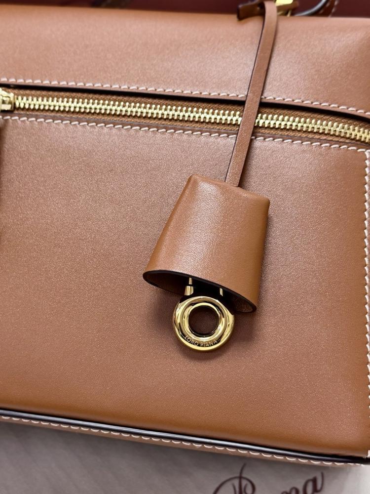 Loro Piana Extra Smooth Leather Top Handle Bag