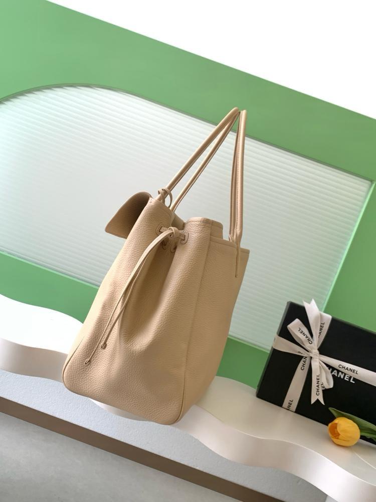Chanel Grained Leather Tote Bag