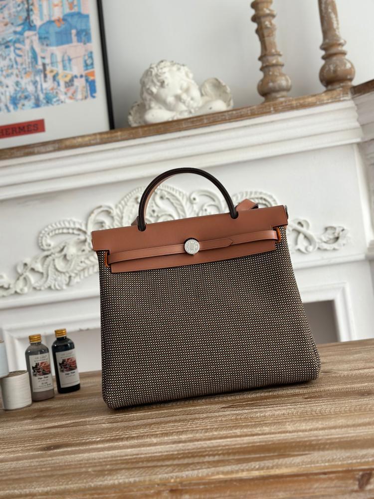 Hermes Herbag Zip 31 (Printed & Patterned Canvas Edition)