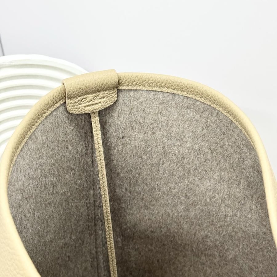 Loro Piana Large Grained Leather Tote Bag
