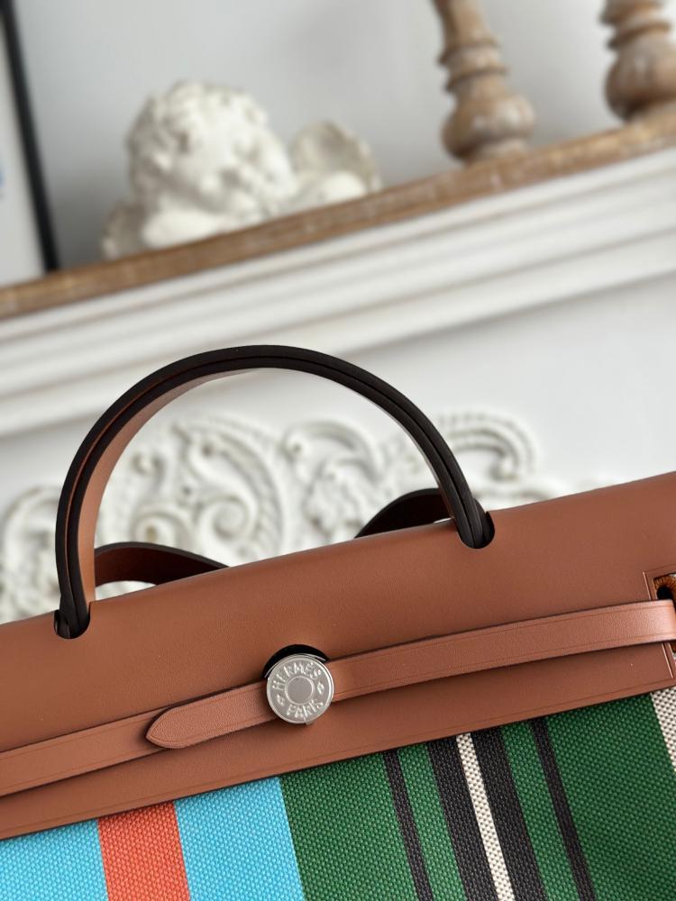 Hermes Herbag Zip 31 (Printed & Patterned Canvas Edition)
