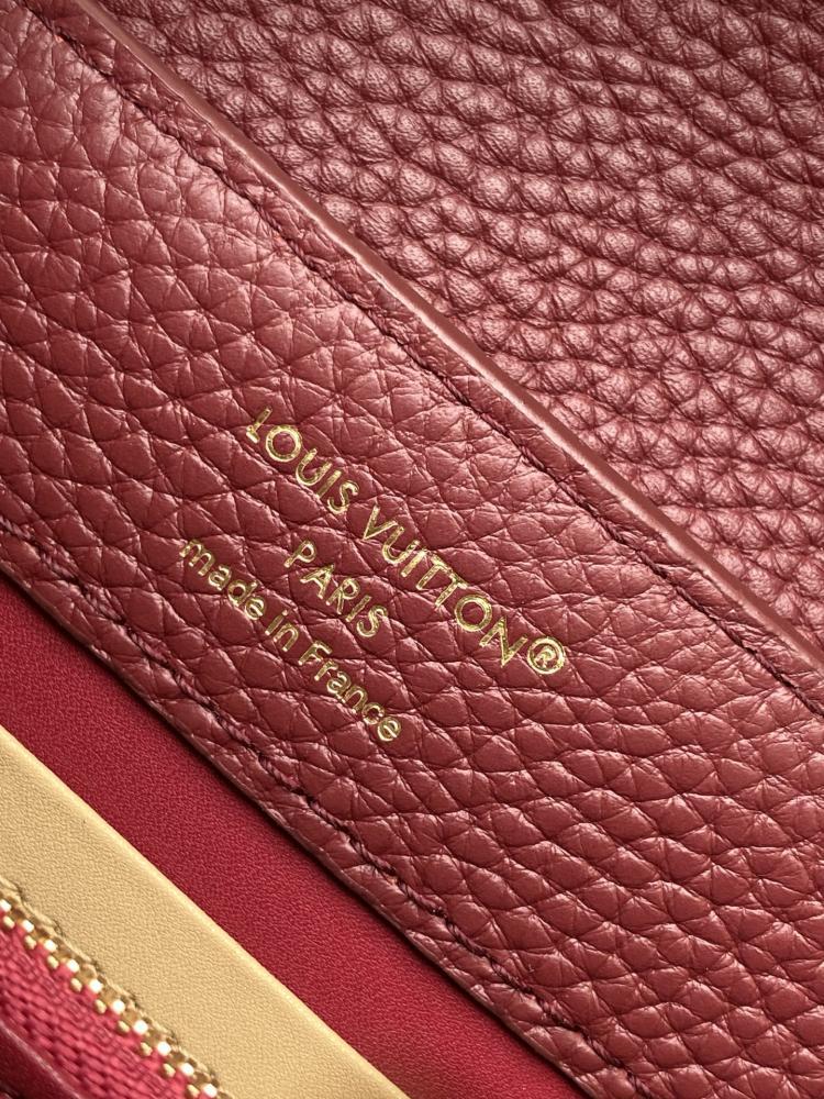 LV Capucines Mini Bag with Chain Detail