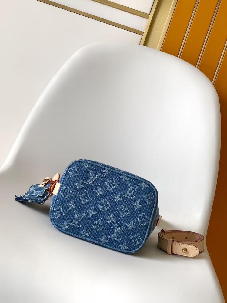LV Bucket Bag Monogram Jacquard 18cm