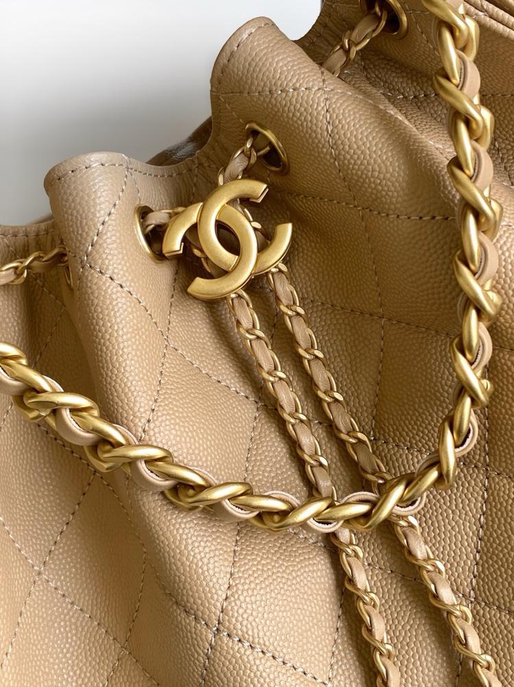Chanel AS5293 Quilted Hobo Drawstring Bag