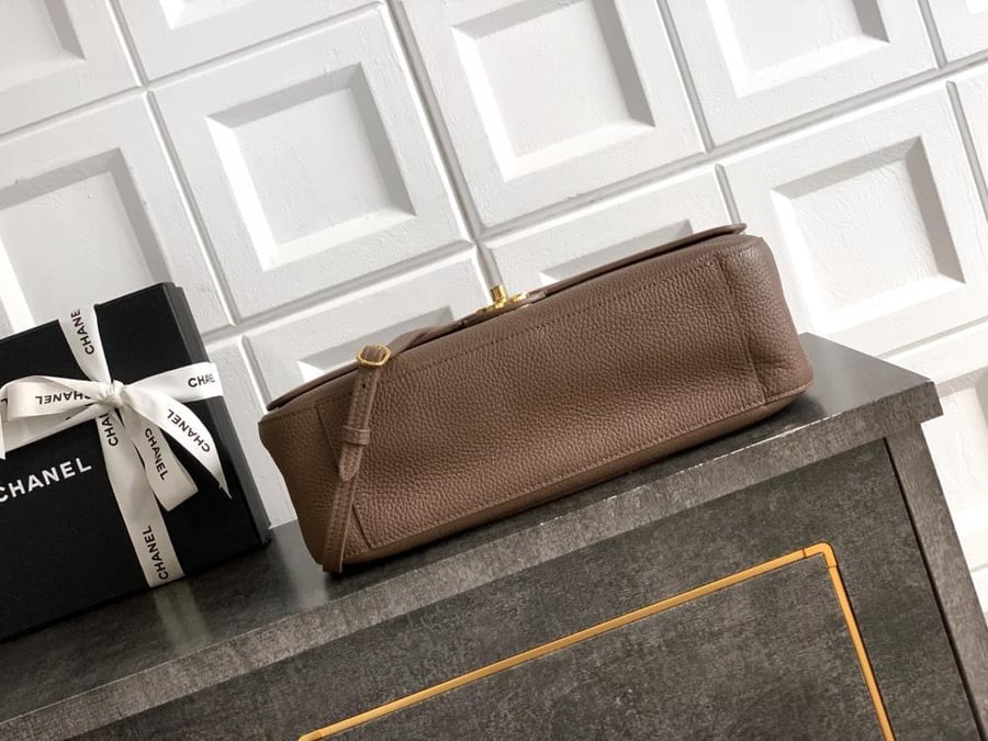 Chanel Grained Leather Flap Bag