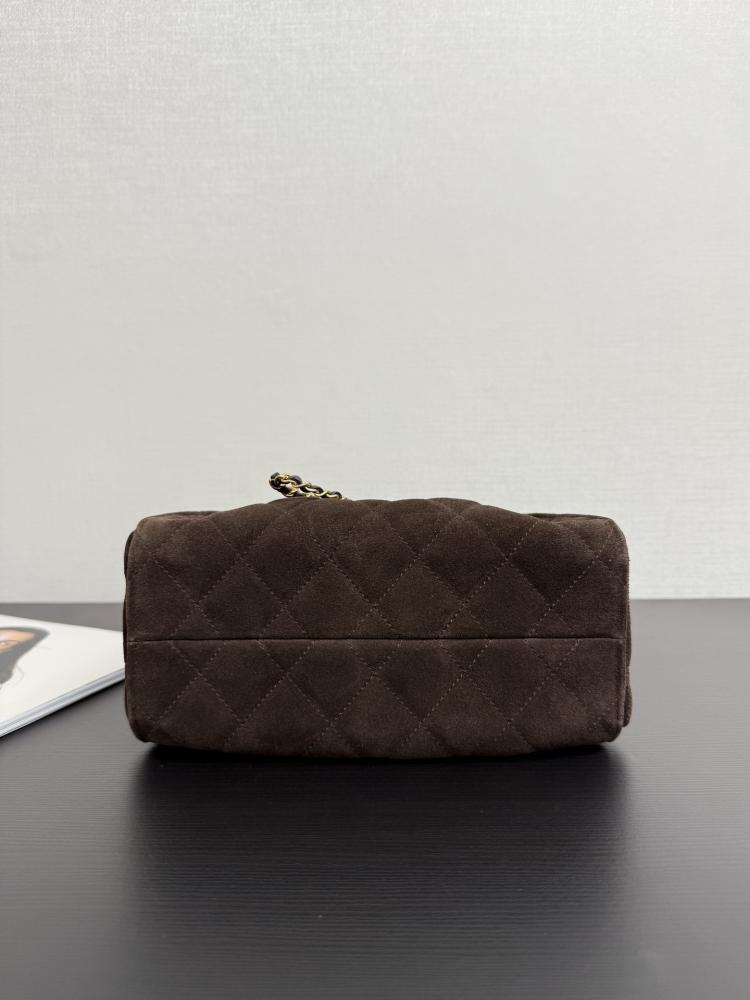 Chanel Quilted Drawstring Tote Bag
