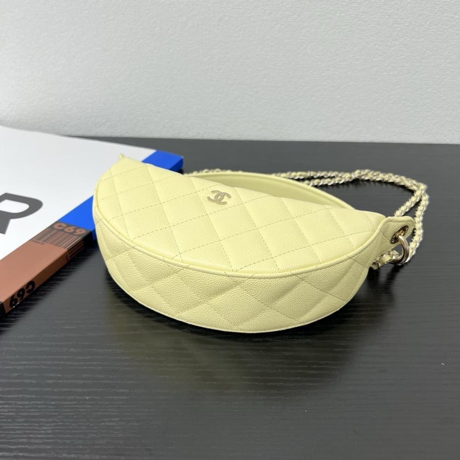 Chanel Quilted Moon Bag