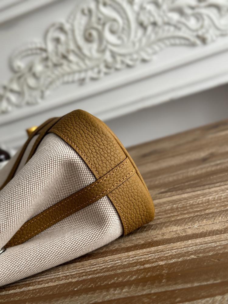 Hermes Néo Garden Party Mini 23 Canvas & Leather Bag