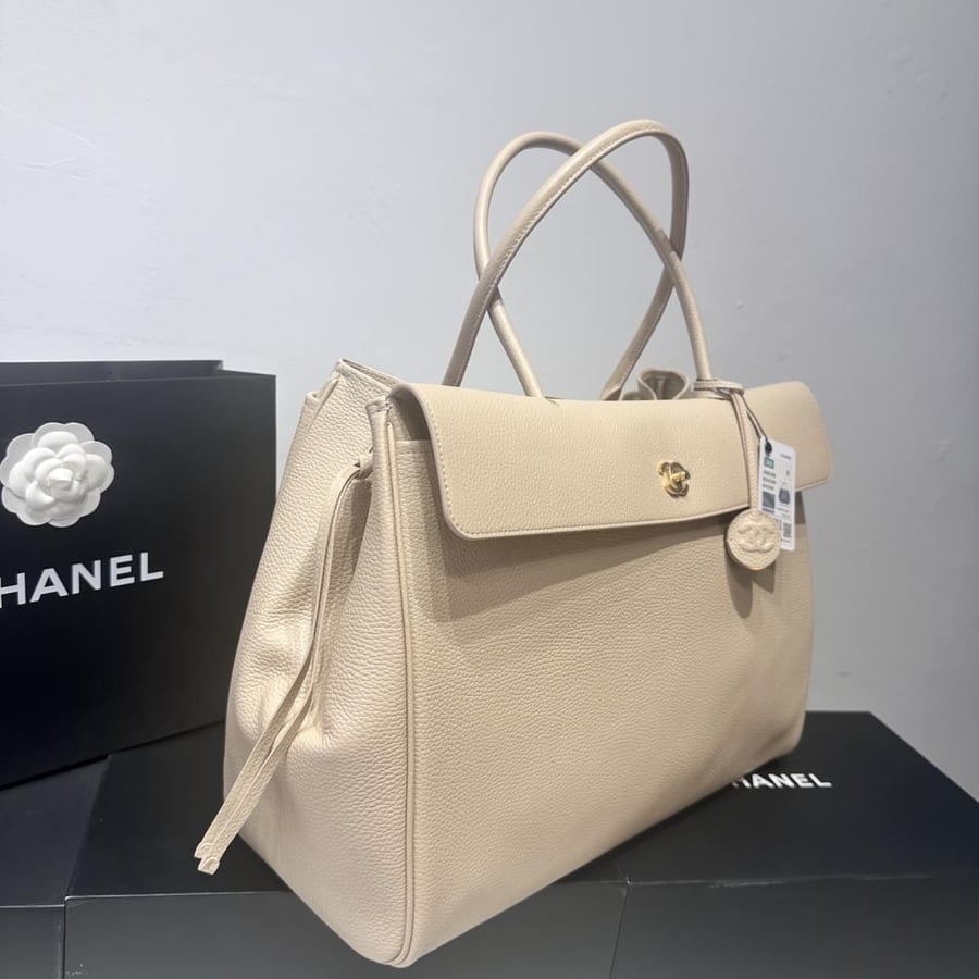 Chanel Grained Leather Tote Bag 33*43*17.5