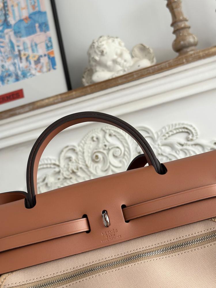 Hermes Herbag Zip 31 (Printed & Patterned Canvas Edition)