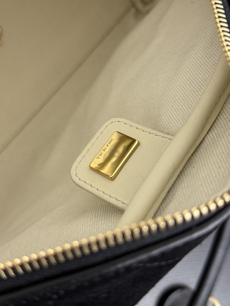 Chanel Quilted Suede Bowling Bag