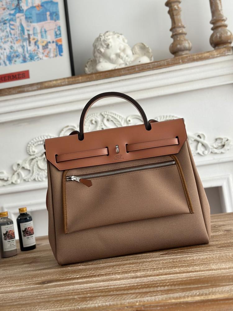 Hermes Herbag Zip 31 (Printed & Patterned Canvas Edition)
