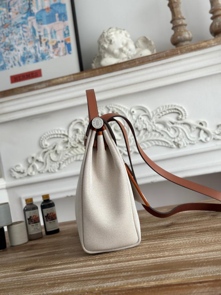 Hermes Herbag Zip 31 (Printed & Patterned Canvas Edition)