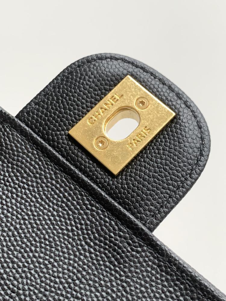 Chanel Grained Leather Flap Shoulder Bag