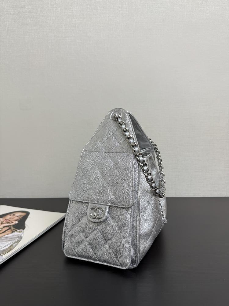 Chanel Quilted Drawstring Tote Bag