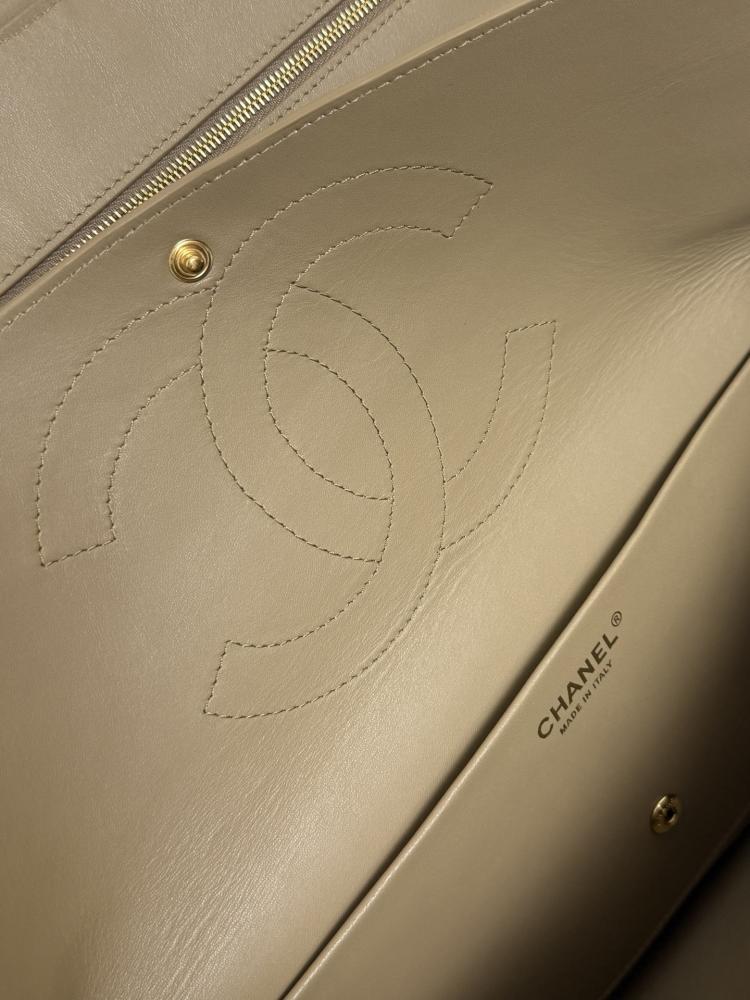 Chanel Quilted Suede Flap Bag