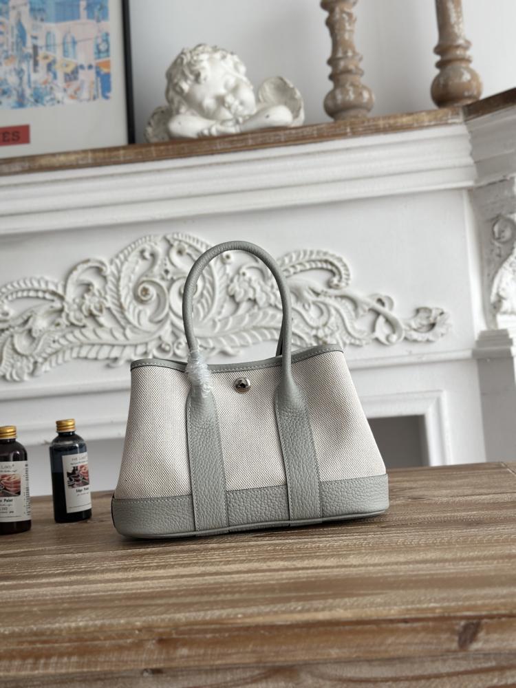 Hermes Néo Garden Party Mini 23 Canvas & Leather Bag